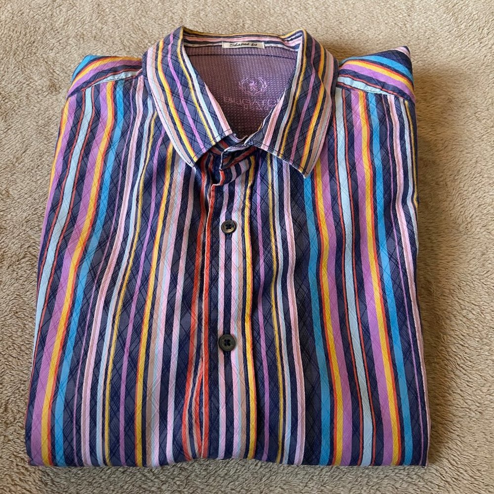 Bugatchi Long Sleeve Button Down XXL